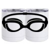 10 oz. White Stainless Steel Short Tumbler Thumbnail