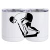 10 oz. White Stainless Steel Short Tumbler Thumbnail