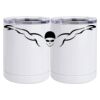 10 oz. White Stainless Steel Short Tumbler Thumbnail