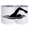 10 oz. White Stainless Steel Short Tumbler Thumbnail