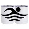 10 oz. White Stainless Steel Short Tumbler Thumbnail
