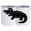 10 oz. White Stainless Steel Short Tumbler Thumbnail