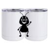 10 oz. White Stainless Steel Short Tumbler Thumbnail