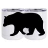 10 oz. White Stainless Steel Short Tumbler Thumbnail