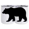 10 oz. White Stainless Steel Short Tumbler Thumbnail