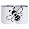 10 oz. White Stainless Steel Short Tumbler Thumbnail
