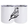 10 oz. White Stainless Steel Short Tumbler Thumbnail
