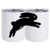 10 oz. White Stainless Steel Short Tumbler Thumbnail