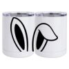 10 oz. White Stainless Steel Short Tumbler Thumbnail