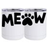 10 oz. White Stainless Steel Short Tumbler Thumbnail