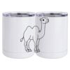10 oz. White Stainless Steel Short Tumbler Thumbnail
