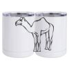 10 oz. White Stainless Steel Short Tumbler Thumbnail