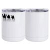 10 oz. White Stainless Steel Short Tumbler Thumbnail
