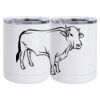 10 oz. White Stainless Steel Short Tumbler Thumbnail