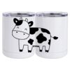 10 oz. White Stainless Steel Short Tumbler Thumbnail