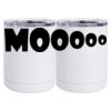 10 oz. White Stainless Steel Short Tumbler Thumbnail