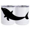 10 oz. White Stainless Steel Short Tumbler Thumbnail
