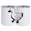 10 oz. White Stainless Steel Short Tumbler Thumbnail