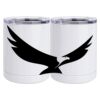 10 oz. White Stainless Steel Short Tumbler Thumbnail