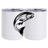 10 oz. White Stainless Steel Short Tumbler Thumbnail