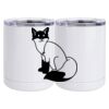 10 oz. White Stainless Steel Short Tumbler Thumbnail