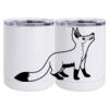 10 oz. White Stainless Steel Short Tumbler Thumbnail