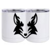 10 oz. White Stainless Steel Short Tumbler Thumbnail