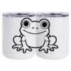 10 oz. White Stainless Steel Short Tumbler Thumbnail