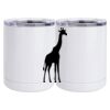 10 oz. White Stainless Steel Short Tumbler Thumbnail