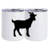 10 oz. White Stainless Steel Short Tumbler Thumbnail