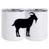 10 oz. White Stainless Steel Short Tumbler Thumbnail