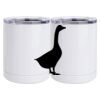 10 oz. White Stainless Steel Short Tumbler Thumbnail