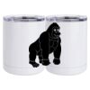 10 oz. White Stainless Steel Short Tumbler Thumbnail
