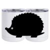 10 oz. White Stainless Steel Short Tumbler Thumbnail