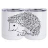 10 oz. White Stainless Steel Short Tumbler Thumbnail