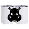 10 oz. White Stainless Steel Short Tumbler Thumbnail