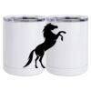 10 oz. White Stainless Steel Short Tumbler Thumbnail