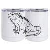 10 oz. White Stainless Steel Short Tumbler Thumbnail