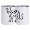 10 oz. White Stainless Steel Short Tumbler Thumbnail