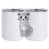 10 oz. White Stainless Steel Short Tumbler Thumbnail