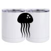 10 oz. White Stainless Steel Short Tumbler Thumbnail