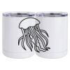 10 oz. White Stainless Steel Short Tumbler Thumbnail