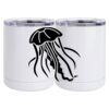 10 oz. White Stainless Steel Short Tumbler Thumbnail