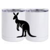 10 oz. White Stainless Steel Short Tumbler Thumbnail