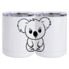 10 oz. White Stainless Steel Short Tumbler Thumbnail