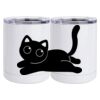 10 oz. White Stainless Steel Short Tumbler Thumbnail