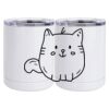 10 oz. White Stainless Steel Short Tumbler Thumbnail