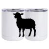 10 oz. White Stainless Steel Short Tumbler Thumbnail