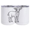 10 oz. White Stainless Steel Short Tumbler Thumbnail