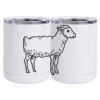 10 oz. White Stainless Steel Short Tumbler Thumbnail